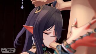 Lauma's horns have another use...