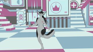 VRChat Furry MMD - Bad Girl Good Girl【R18】