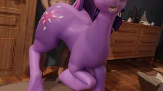 Twilight Sparkle Standing Fuck~! [smonke3d]
