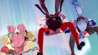 Hutao x ganyu x venesa dance