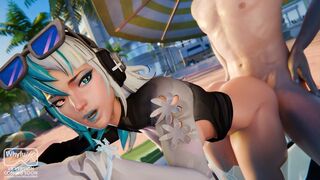 Beach Doggy with Luna Snow [WhyfuVR]