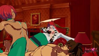 Giovanna  raped Sol badguy in front of Jack-O