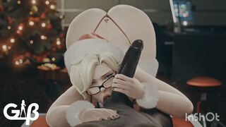 [Fart Edit] Mercy Ripping ass while sucking