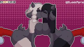 Furry milf gets creampie