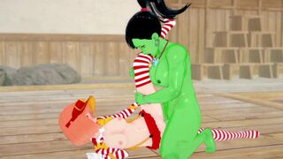 McDonald's mom is fucked by futa orc