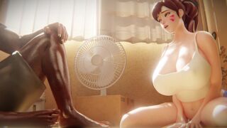 D.Va Sweaty Summer Day [ALT][Reinamation][NO WM][4K60FPS]