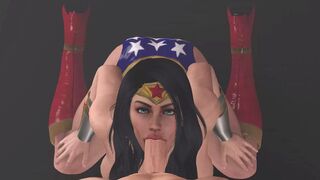 Wonder Woman hardcore compilation [Straight]