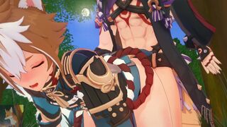 [4K-SFX] Itto x Gorou [Foxy]