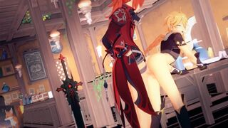 [4K-SFX] Diluc x Aether [Foxy]