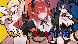 Ballbusting x Cosplays by Marin | Hentai JOI | (Femdom, Extreme CBT)