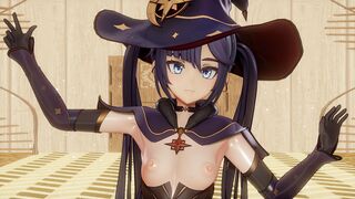 [MMD Genshin]Mona Booo!