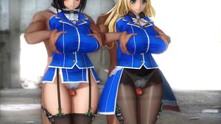 [R18 MMD]Sin Sack VS Takao & Atago  (Kancolle)