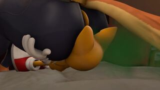 Carmelita and tails by BigASSets42424