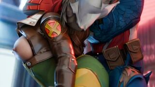 Rogue X Capwolf [Rekin3D]