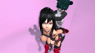Second Life Falara is having a rough fuck with a Futa