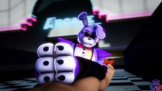 Glamrock Bonnie Footjob POV