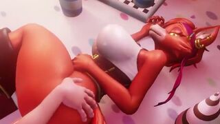 Human fucks Foxy POV