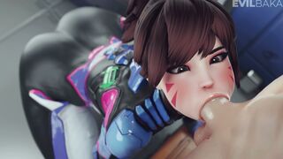 D.Va - Meka Debt [White][Evilbaka][4K60FPS]