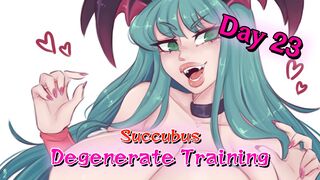 [Animated and Voiced JOI] Succubus Degenerate Training Day 23 [NTR, Humiliation, SPH]