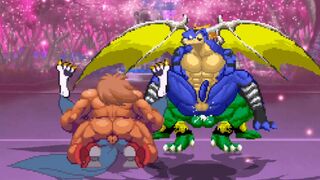 Jon and Firebrand vs Delga and Leo - Hentai Mugen