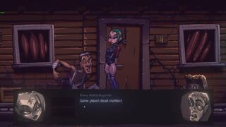 First gameplay footage of my NSFW game with female clown MC!