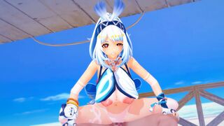 Mualani At The Beach By ColorPiece