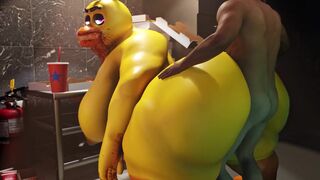 Chica Model Text Animation