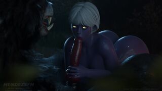 Dark Elf & Werewolf [MendezSFM][4K60FPS]