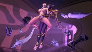 Alleria gets fingered by Xal'atath