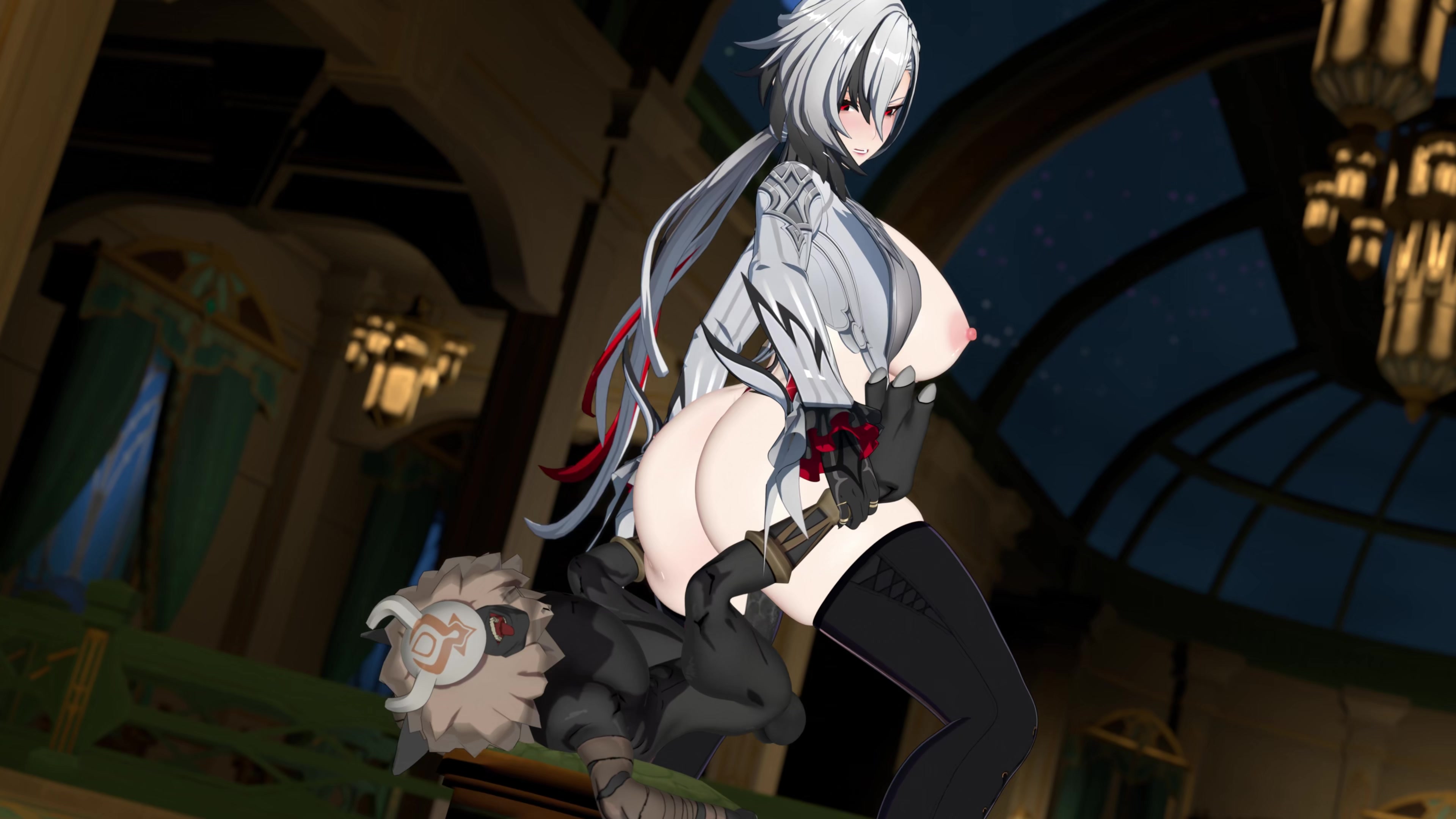 4k Arlecchino X Hilichurl Angle 2 Bubukuin