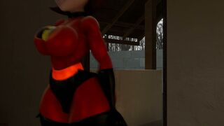 Elastigirl catches a cat burglar by BigASSets42424