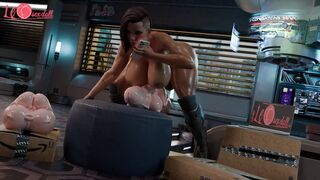 V enjoying her new toy