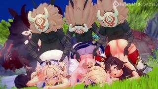 Hilichurl capture Jean & Barbara