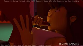 Laura and SLH Deepthroat on the Couch