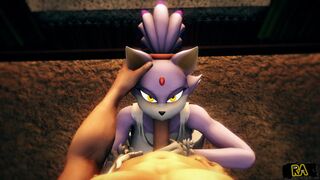 Blaze The Cat Blowjob POV