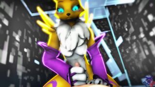 Renamon Handjob POV