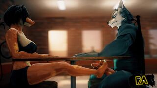 Under Table blowjob POV