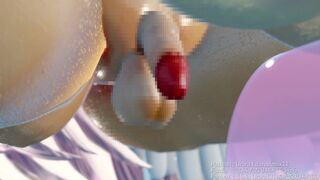 [FutanariMilk12] The highborn futanari lady still cannot forget the forbidden thrill