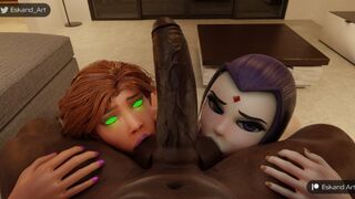 Raven BIG BLACK COCK BBC pmv