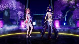 Raiden Shogun - Yae Miko [ Chocolate cream ]