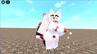 White kemono x Red kemono Roblox (Whorblox adventures)