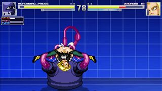 Kuromaru vs Android18(cell saga)