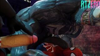 The hottest quick hand pick gay venom and spider-Man