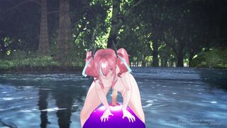 [Eng] Futanari Bremerton Rapes a Weak Tentacle