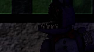 Foxy can't sleep around Withered Bonnie SFMking Remake