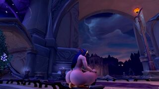 big butt night elf facesitting farts