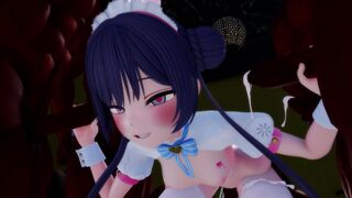 [Sex Dance] Blue Archive Kisaki BBC Orgy