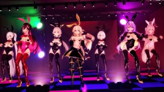 Shimakaze & Girls - BAAM [MMD R15] Shimakazelive