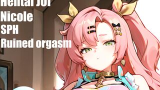 [JOI] Nicole makes you ruin with just one finger for being too pathetic