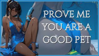 Jasmine's trial for perfect pets - Femdom Humiliation JOI